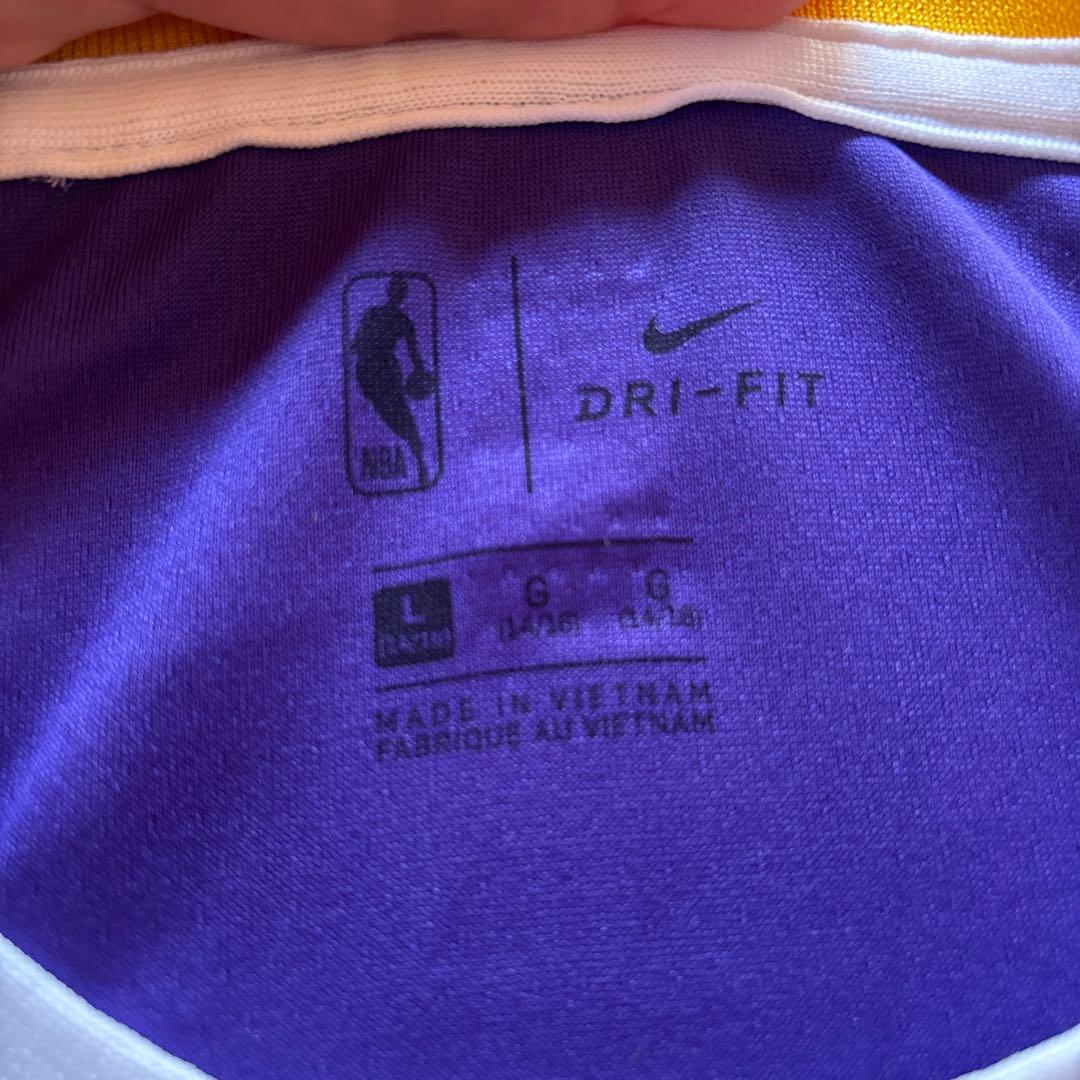 NIKE LAKERS JAMES 23 ジャージ キッズL バスケットボール
