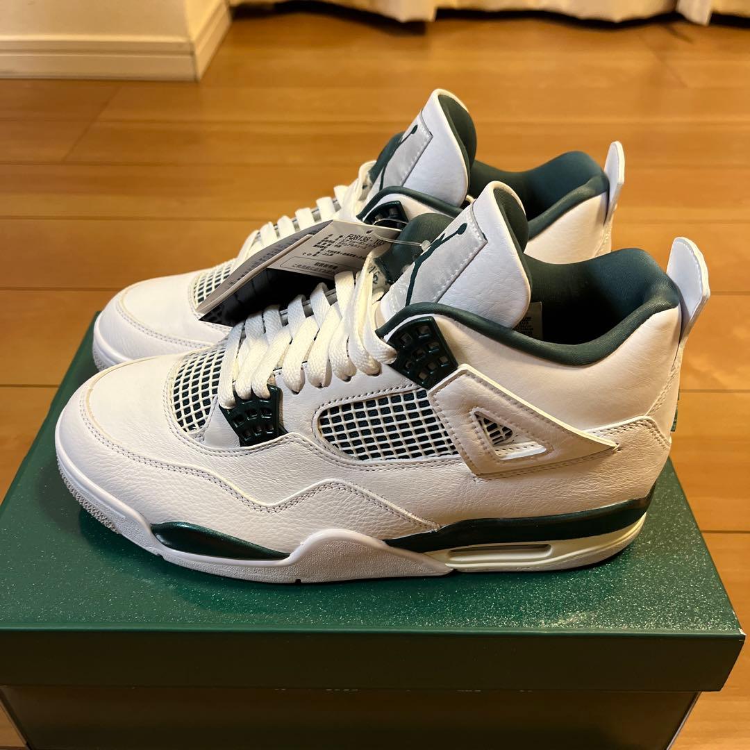 Air Jordan 4 ホワイト/グリーン