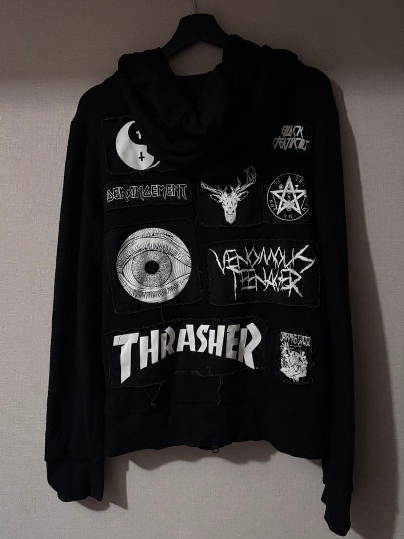 【the GazettE】THRASHER コラボ パーカー