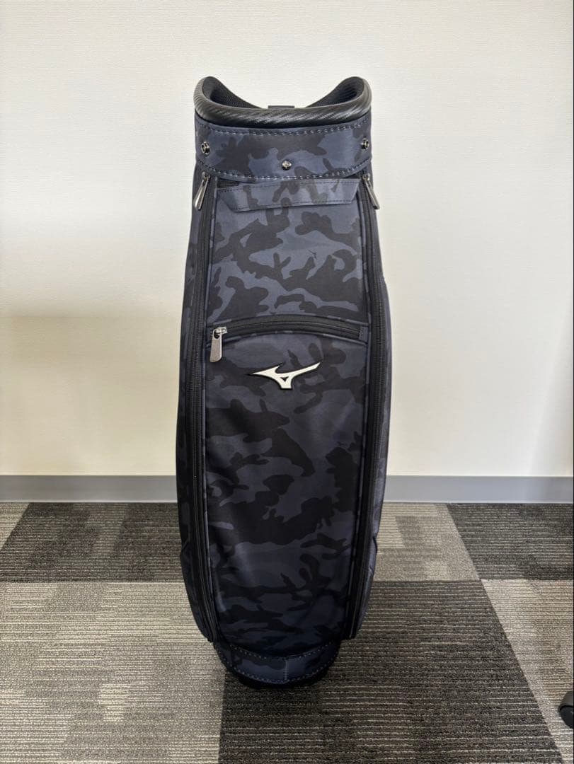 Mizuno Pro ゴルフキャディバッグ ブラック・カモ