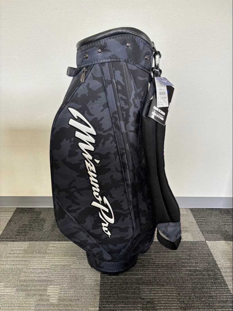 Mizuno Pro ゴルフキャディバッグ ブラック・カモ