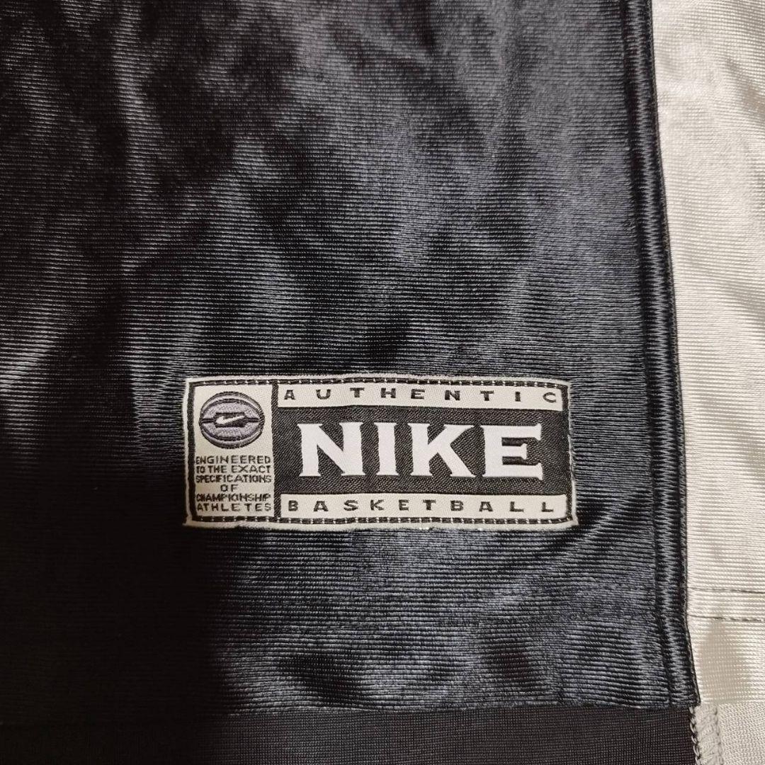 NIKE セットアップ 90s 白タグ バスケ ゲームウェア 黒銀