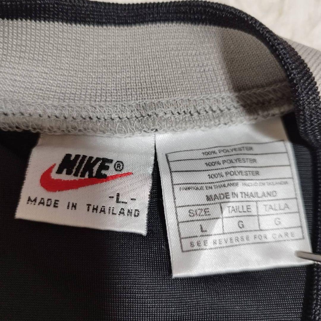NIKE セットアップ 90s 白タグ バスケ ゲームウェア 黒銀