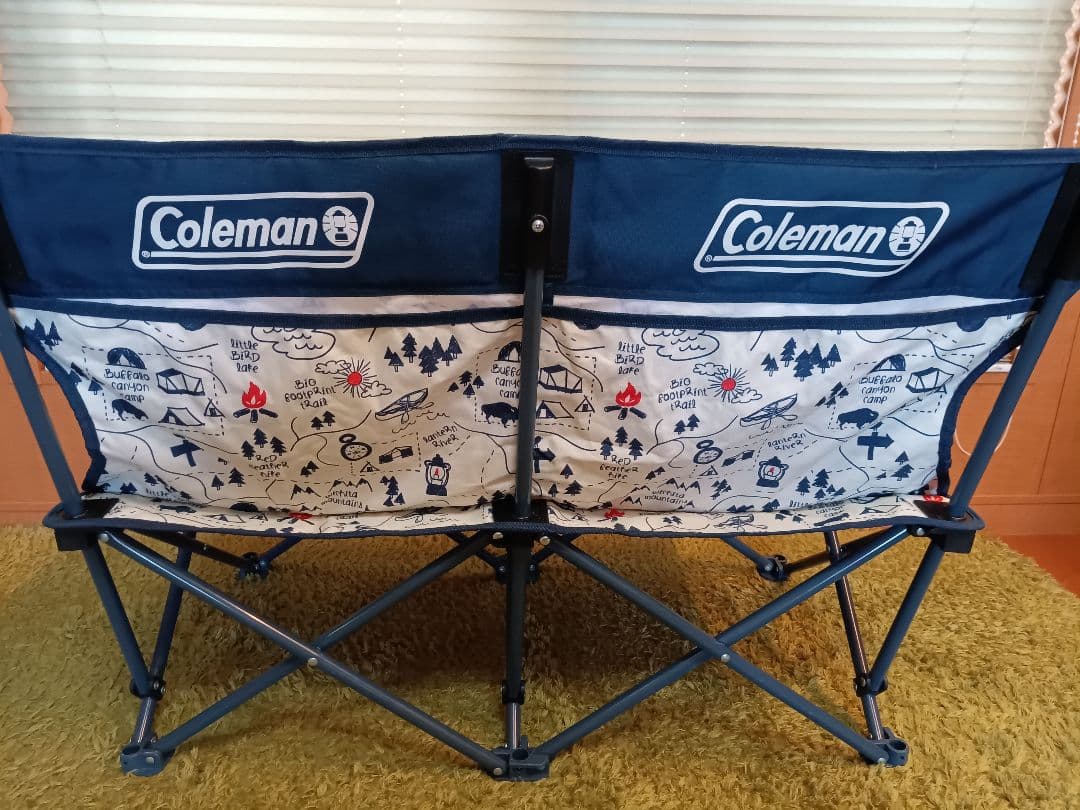 【Coleman】ファンチェアダブル キャンプマップ