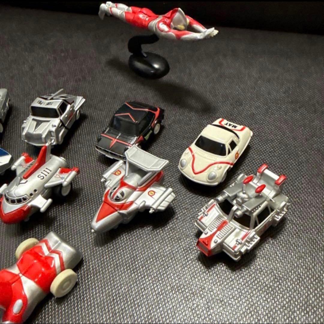 ウルトラ警備隊 乗り物9機ウルトラマン飛行ミニチュア車輪付きウルトラマン