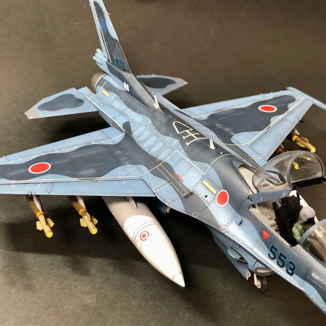 【完成品】ハセガワ 1/48 F-2A 飛行開発実験団