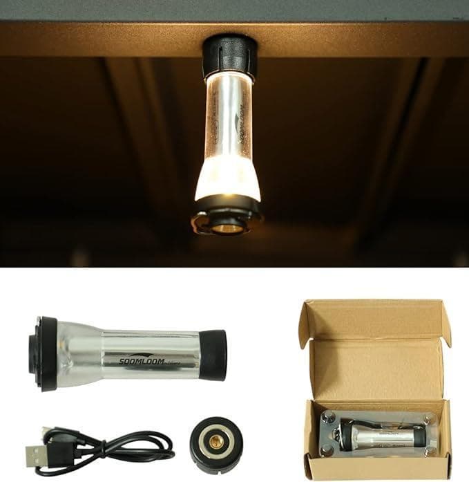 【3個】SoomLoom 充電式2way LEDランタン マグネットマウント付