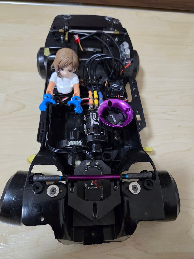 ドリラジ　タミヤ　CC01 CC86シャーシ、メカ、 ボディ付き