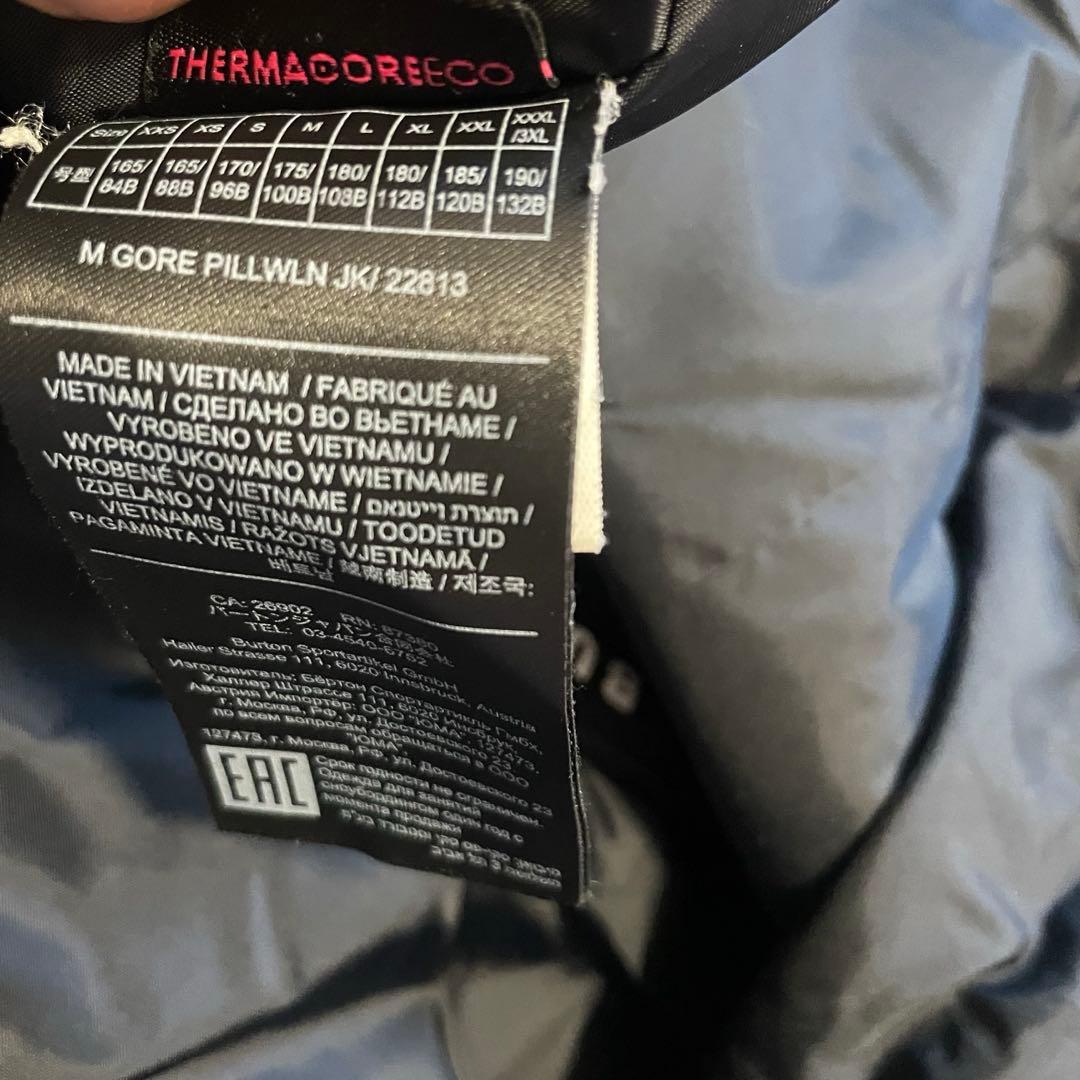 BURTON 上下セット　ウェア　ビブパンツ　Sサイズ　GORE-TEX
