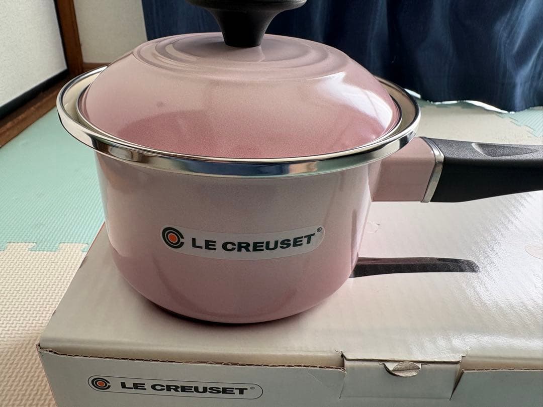 【新品未使用品】LE CREUSET 片手鍋 14cm シェルピンク