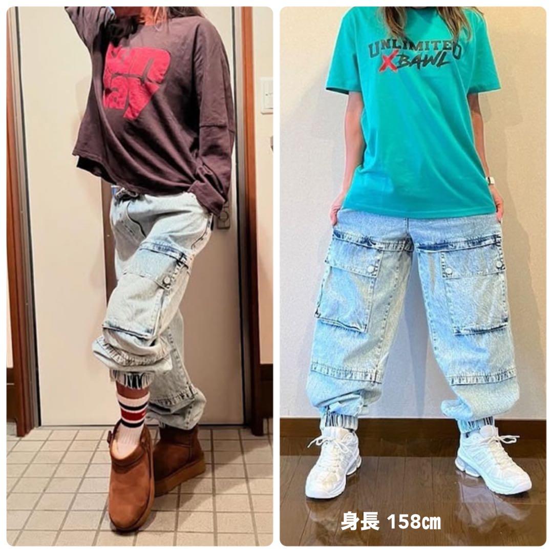たま3：SIGNATURE8 デニムカーゴパンツ labody