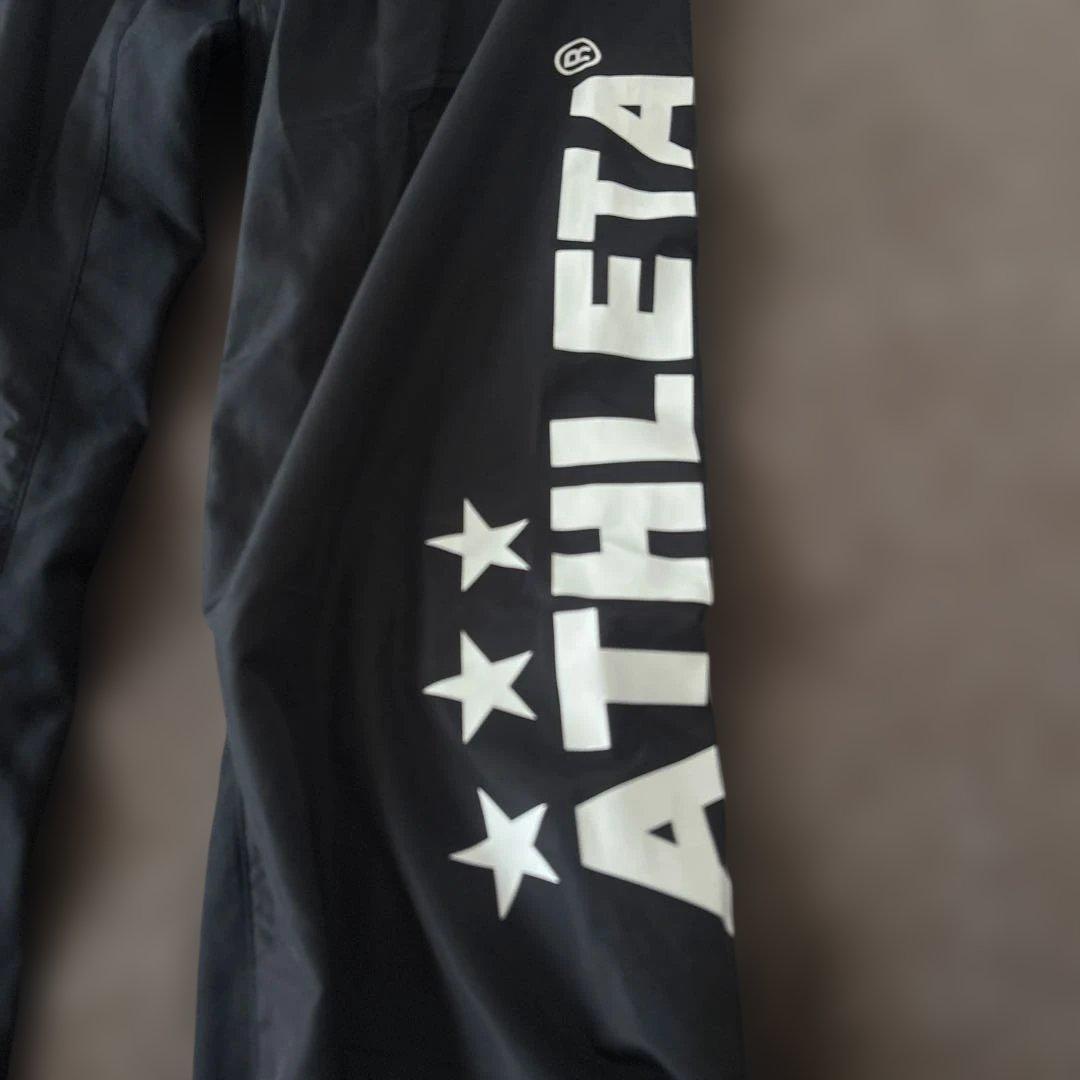 ATHLETA ピステ上下 グレー　セットアップ　ナイロン　フットサル