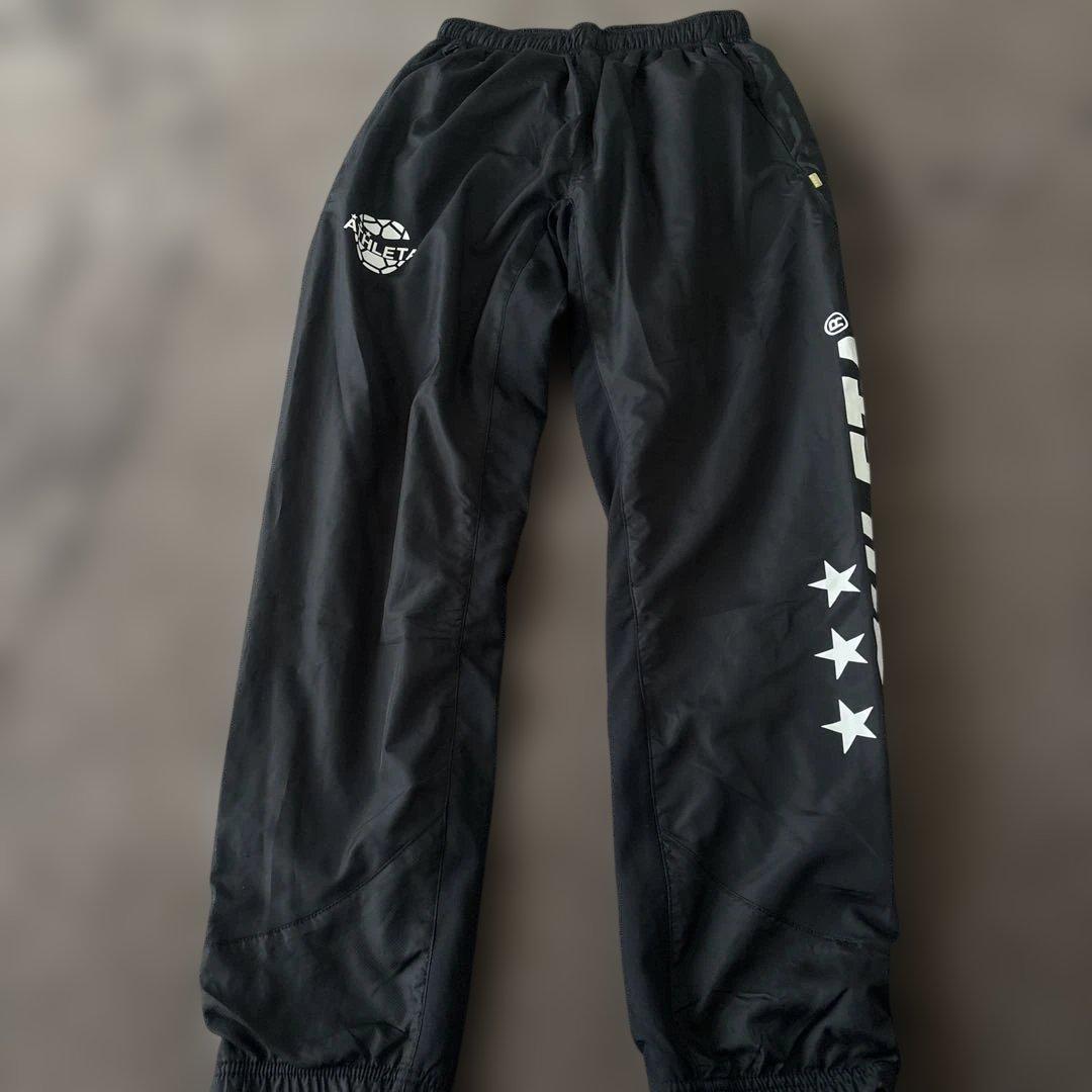 ATHLETA ピステ上下 グレー　セットアップ　ナイロン　フットサル