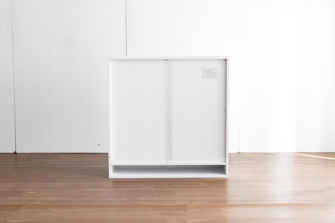 ☆【幅80cm×奥行28cm】 コレクションケース　ブラック　棚　黒