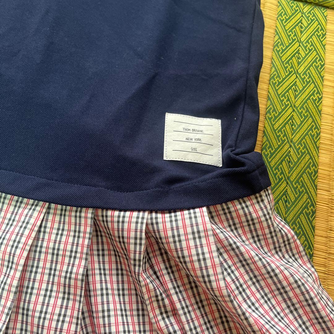 THOM BROWNE 軽やかスポーティーワンピース／中古購入・未使用に近い