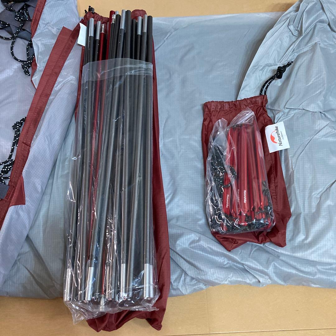 Naturehike Hiby3 2〜3人用テント 未使用品　ホワイトグレー