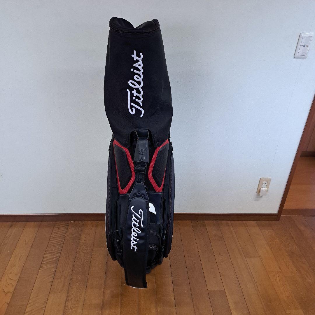 Titleist キャディバッグ 黒/白/赤