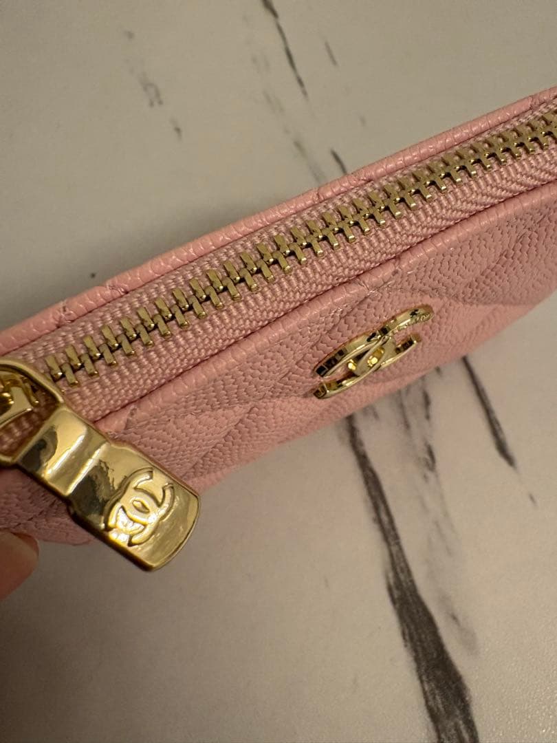 CHANEL ケース　カードケース　ピンク