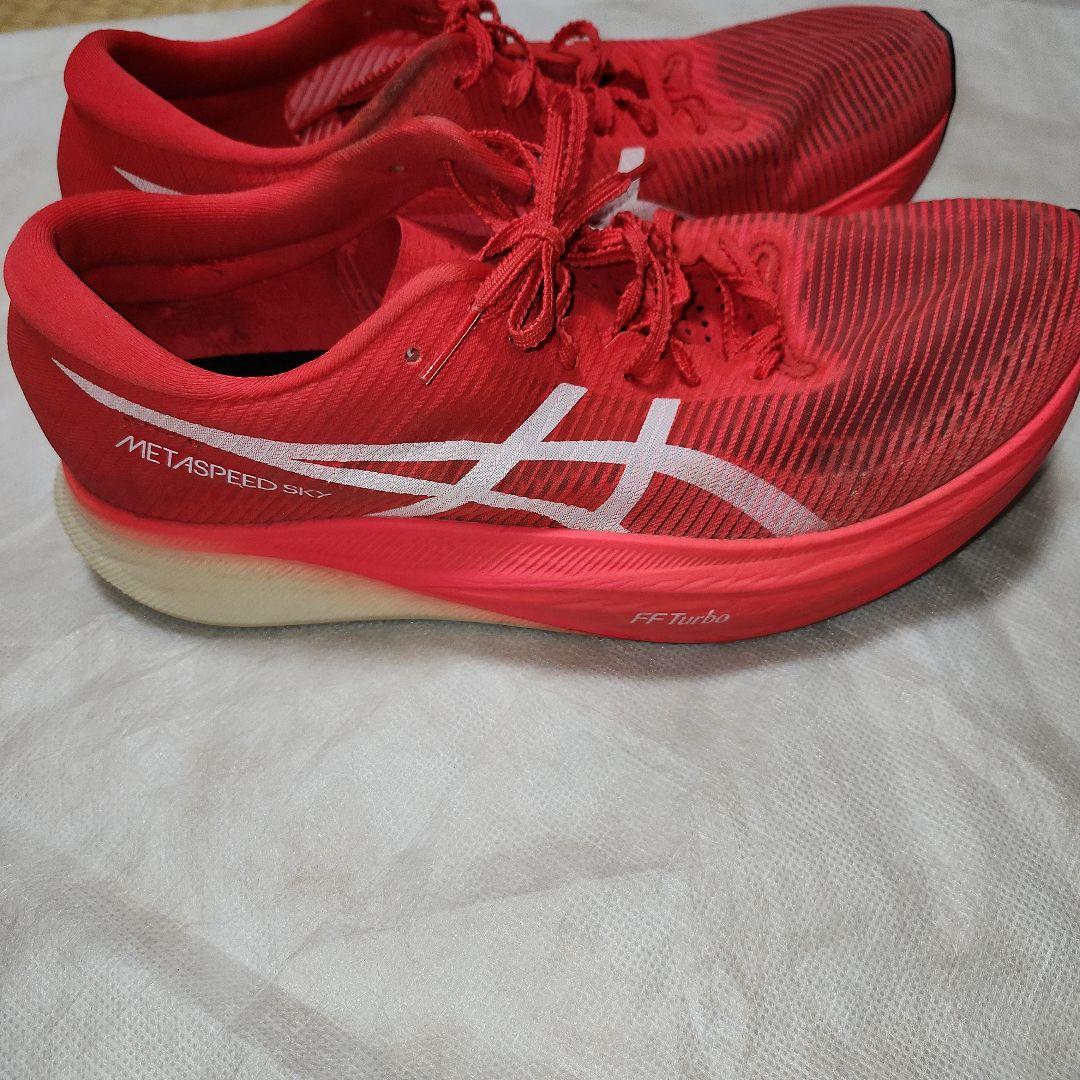 ASICS SPEED SKY ランニングシューズ レッド