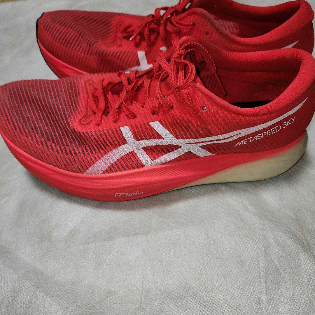 ASICS SPEED SKY ランニングシューズ レッド