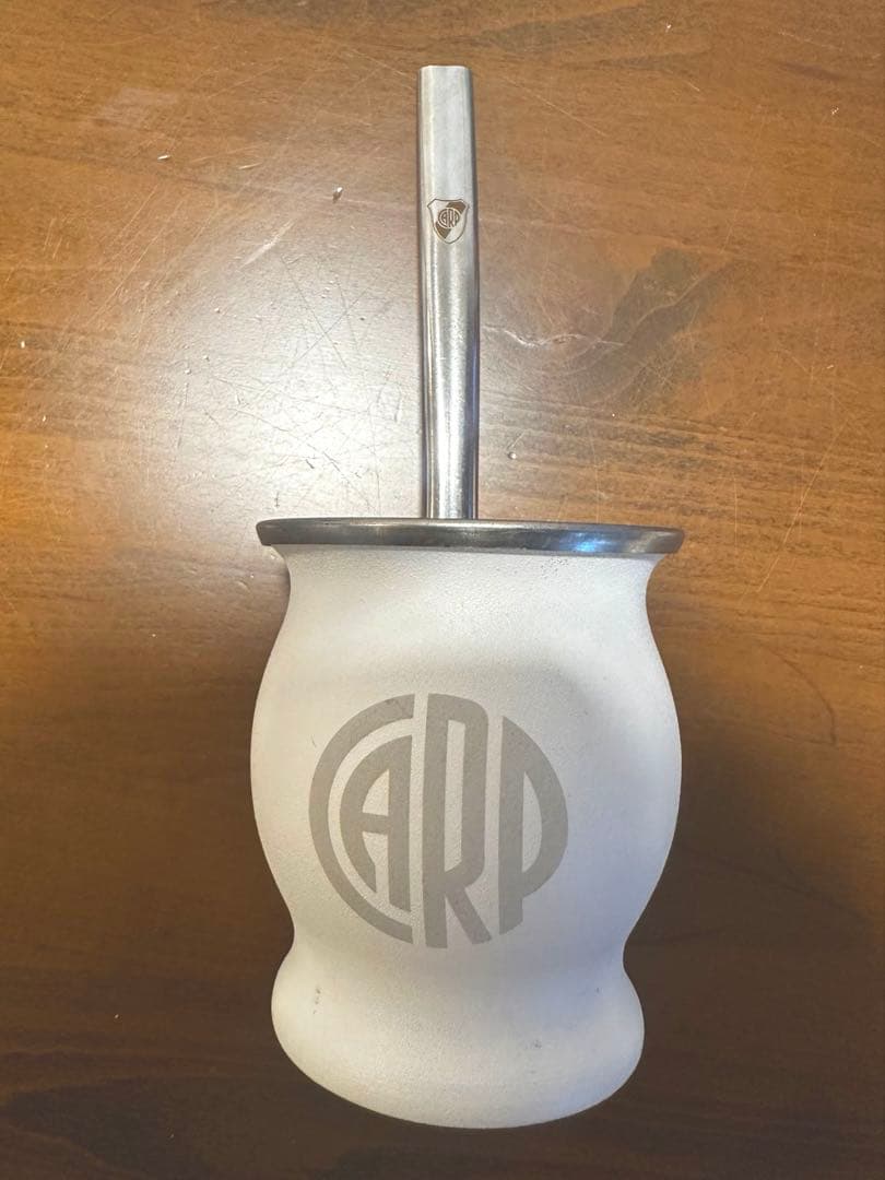 【新品未使用】サッカー リーベル 公式グッズ タンブラー アルゼンチン マテ茶
