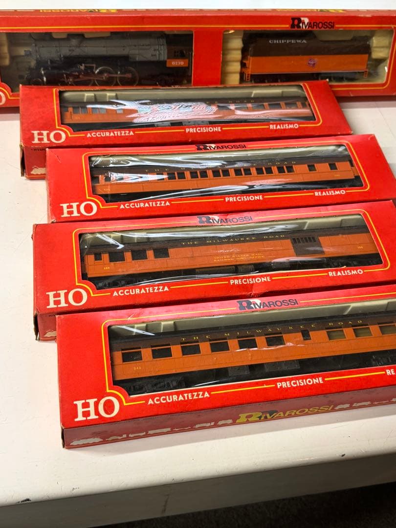 リバロッシ HOゲージ　ミルウォーキー鉄道 SL客車セット rivarossi