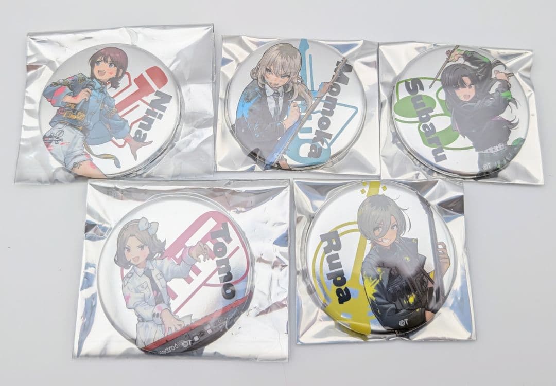 トゲナシトゲアリ 2ndライブ 缶バッジ 5個セット ガールズバンドクライ