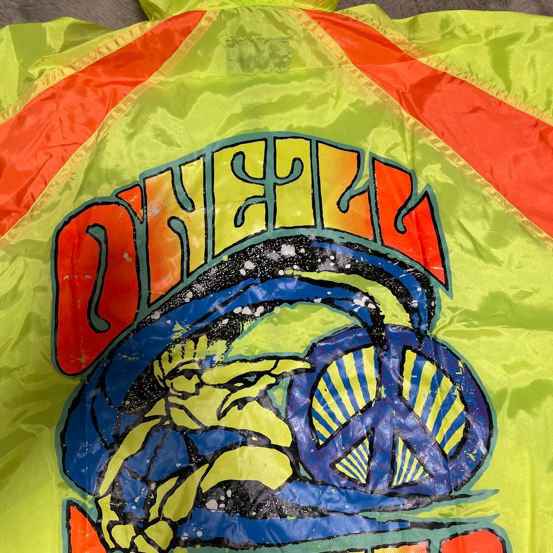 試着ヴィンテージ　80年代90年代　O'NEILL オニール　レインウェア 蛍光