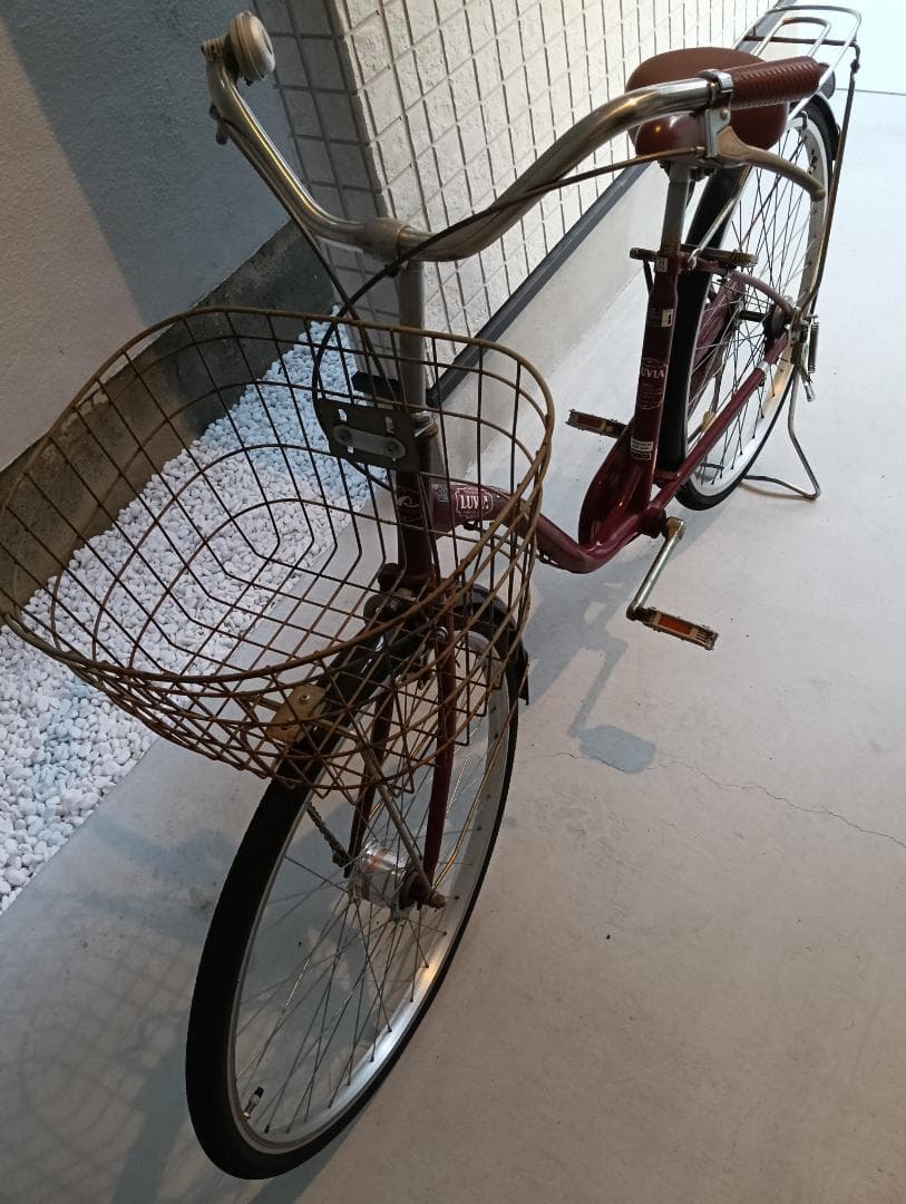 [引取り希望]LUVIAレッドシティサイクル 26インチ