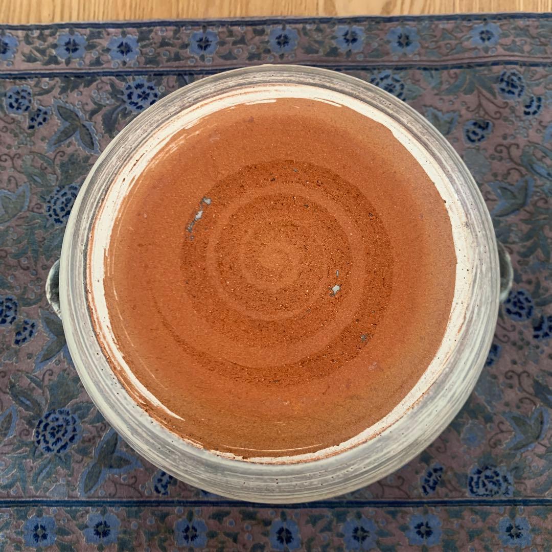 【未使用品】たち吉 白刷毛目 土鍋 ご飯鍋 3合炊き