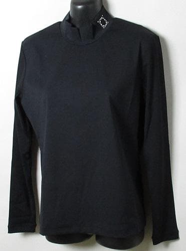 新品 ヘンリークラブ ゴルフ　ナイロンベア天竺 モック長袖シャツ/40(M)