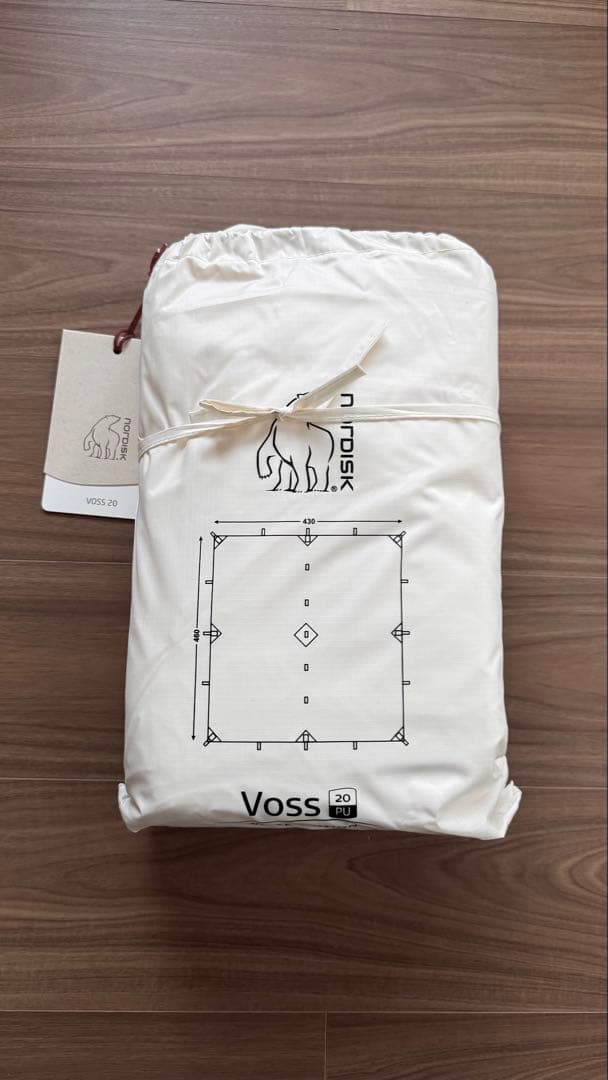 須*夫様 【新品未使用】Nordisk VOSS 20U ホワイトタープ 白 ノ