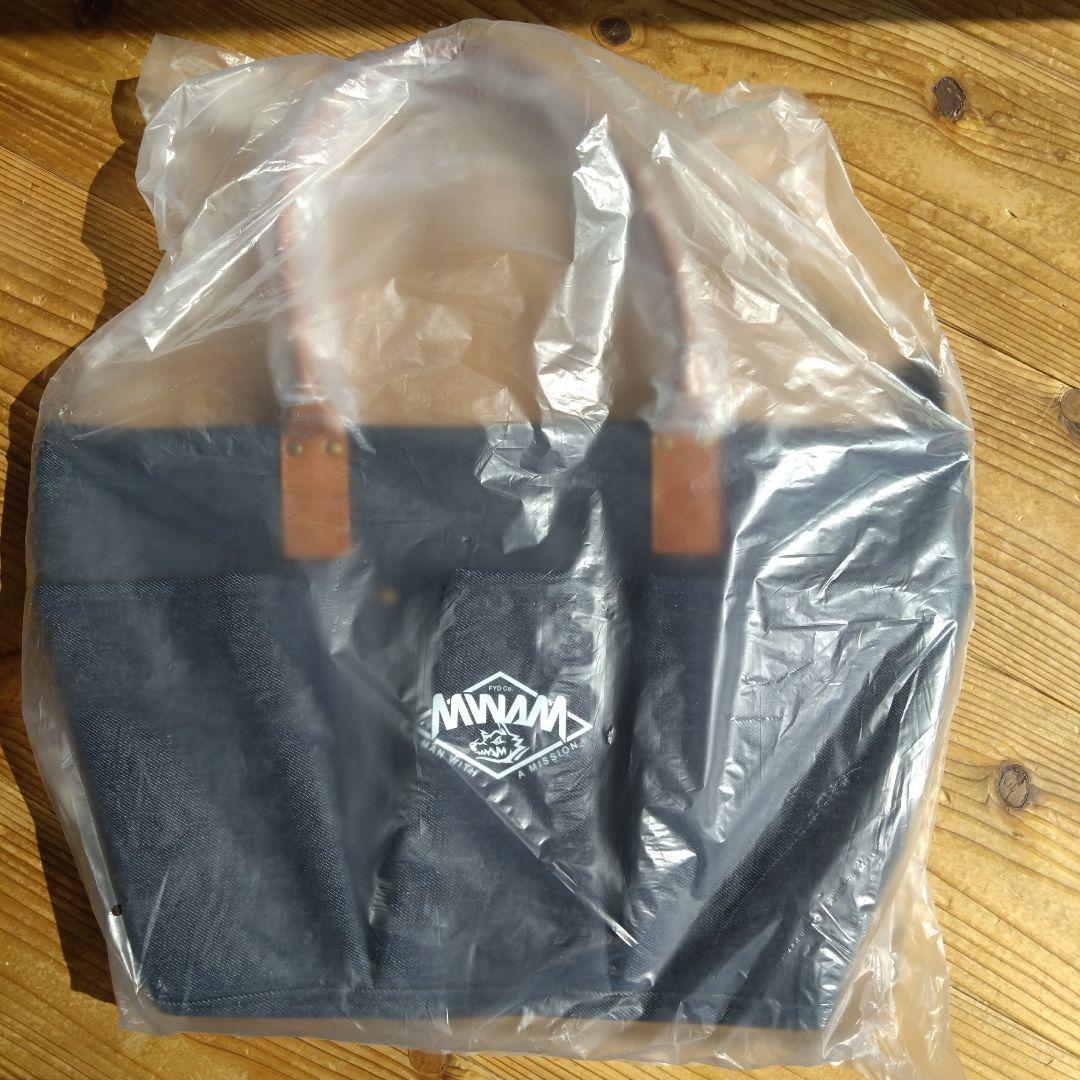 MAN WITH A MOISSION デニムトートバック