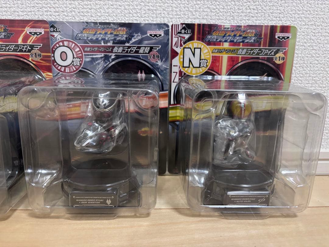 仮面ライダー 一番くじ ライダーマシーンズ編　D～Q賞、ラストワンセット　未開封