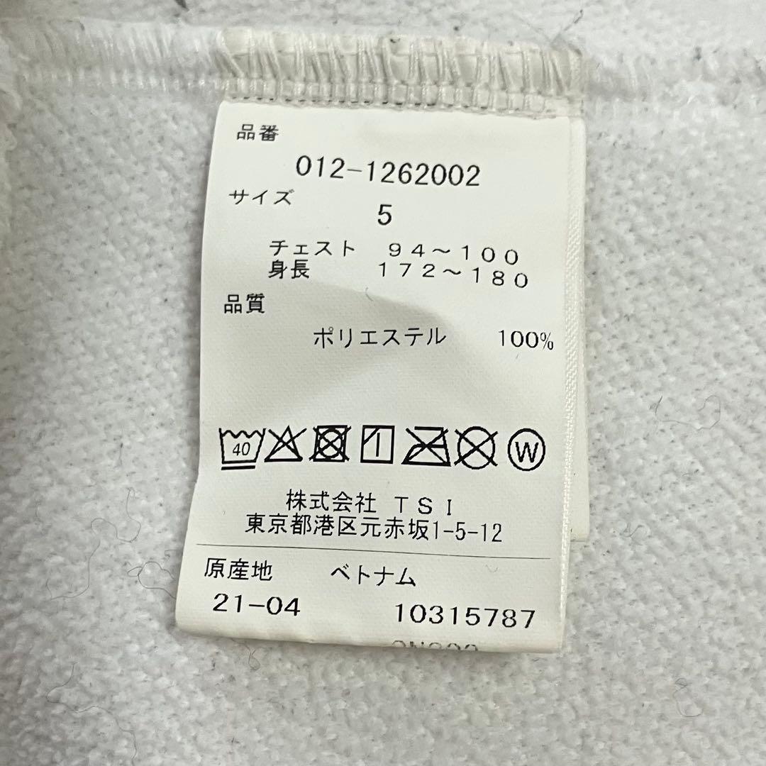 ニューバランスゴルフフルジップパーカーホワイトサイズ5