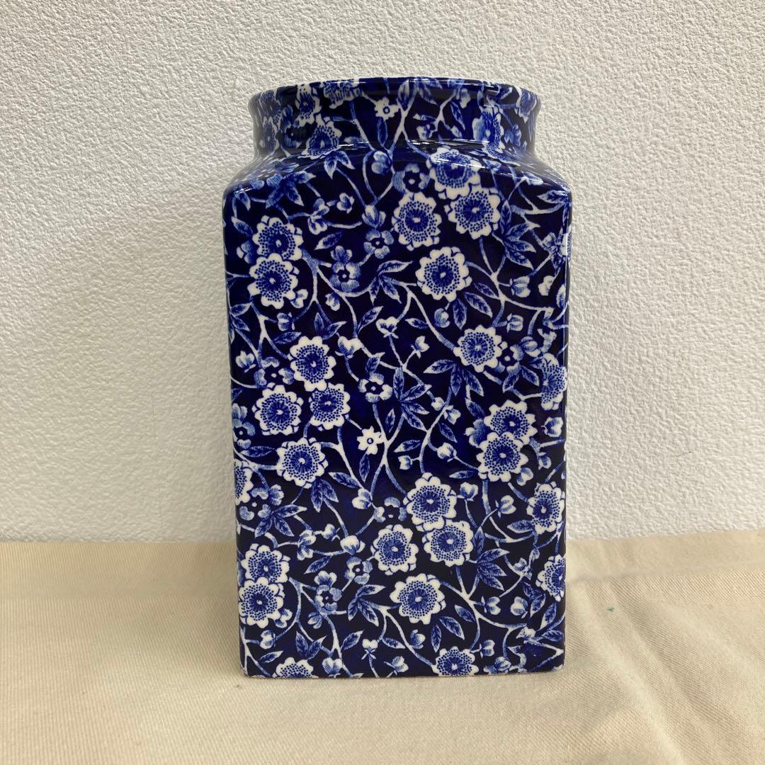 Burleigh バーレイ 花瓶 UTENSILS柄 ジャーCalicoシリーズ