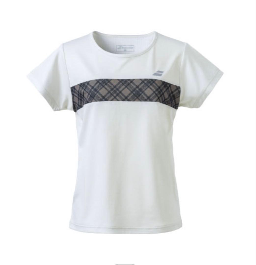 バボラ セットアップ 秋色カラー Tシャツ スコート M オフホワイト チェック