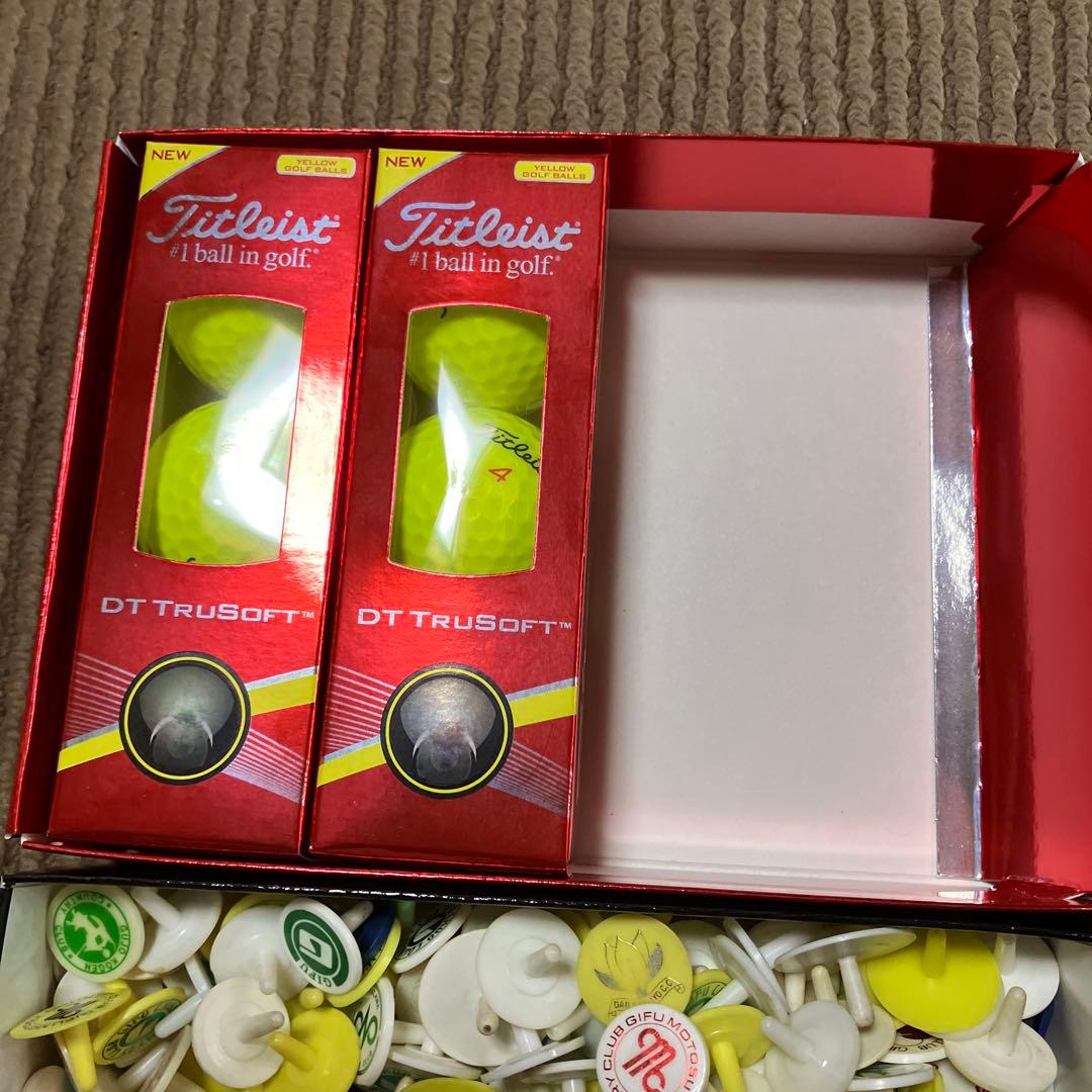 ゴルフマーカー　ピン押　ティー　ゴルフボール　まとめ売り