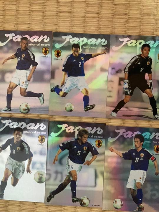 日本代表　日韓W杯　プレミアムカードセット　レア