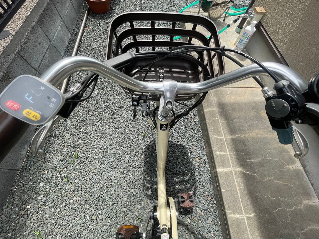 【電動三輪自転車】ブリヂストン ラクット（RAKUTTO）極美品／前後カゴ付き
