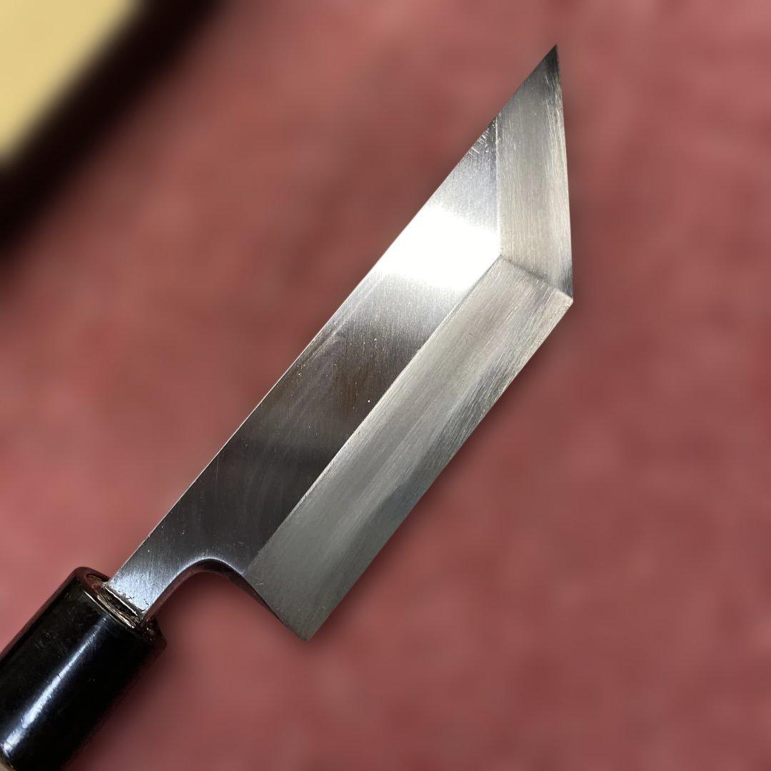 白ニ鋼　うなぎ裂き包丁　120㎜　4寸