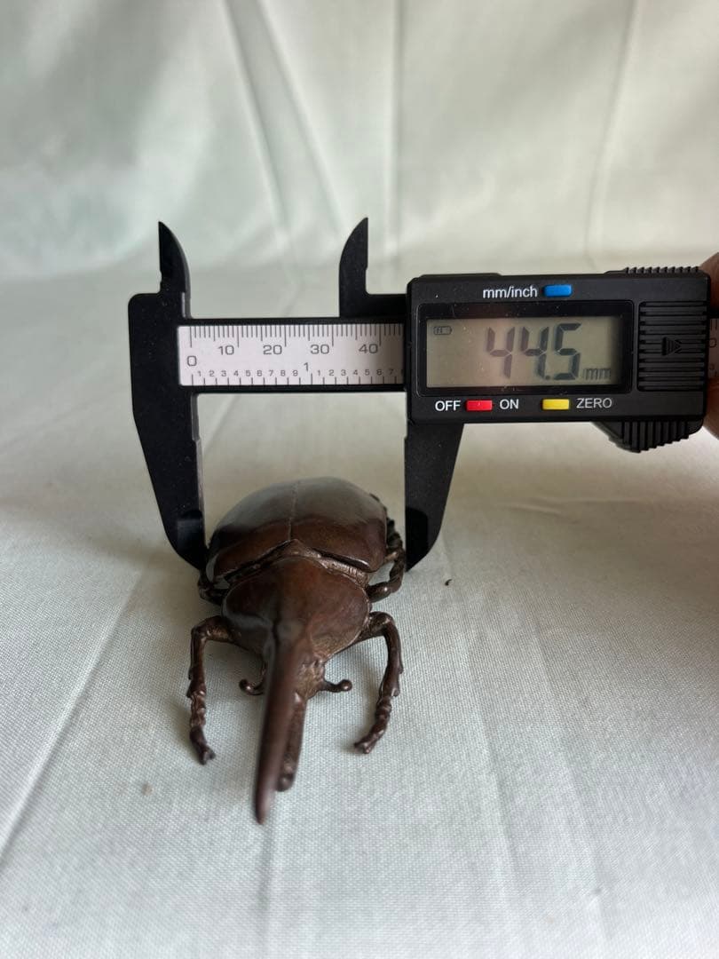 銅製 ヘラクレスオオカブト 107g