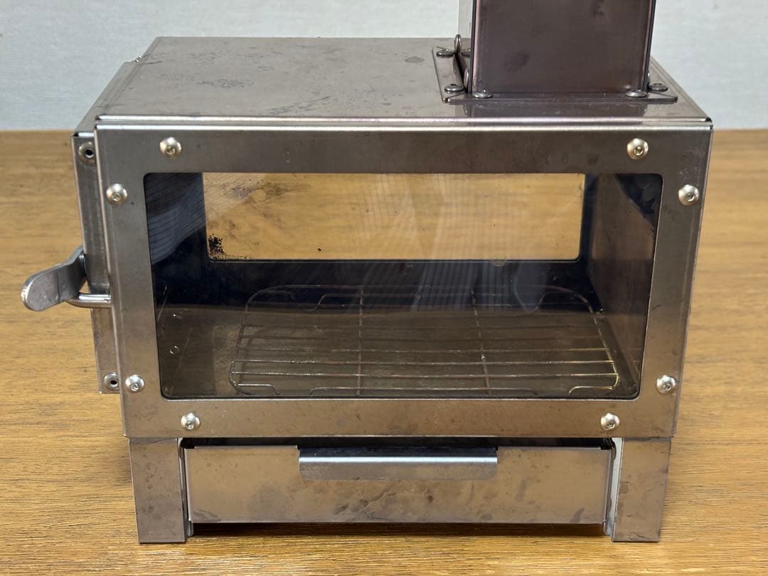VASTLAND ステンレス クッキング ミニ薪ストーブ 中古品