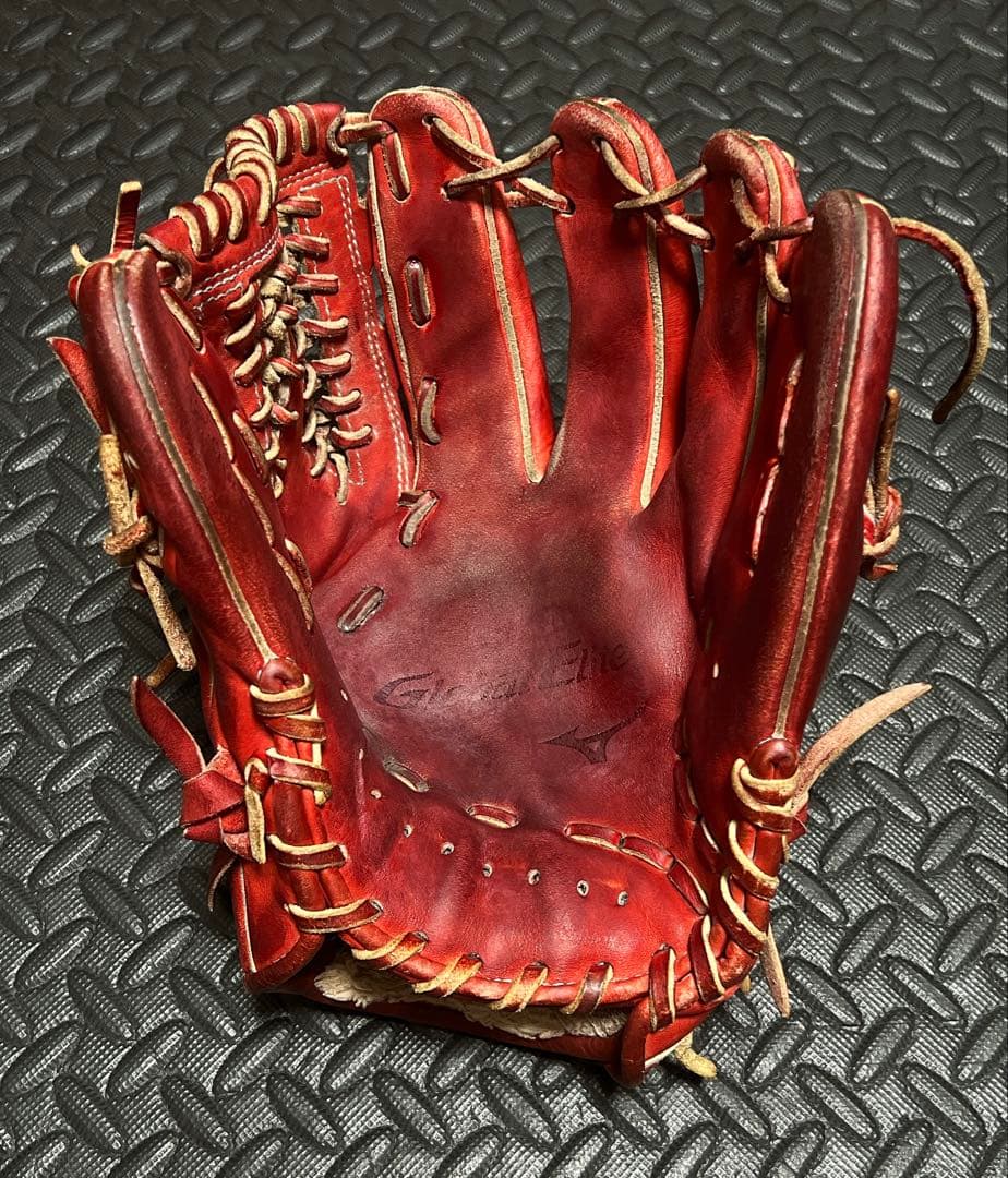 ミズノ グローバルエリート ダイバーシティブルー 軟式 内野手用 グローブ 坂本