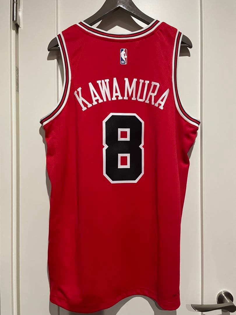 【限定・希少・新品未着用】 NBA 河村勇輝 シカゴブルズ 48 L