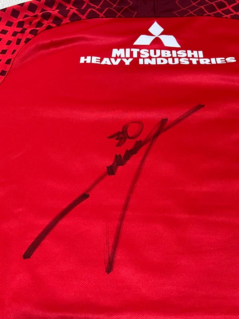 2018 浦和レッズ(H) NIKE ユニフォーム(M)興梠 慎三 サイン入り