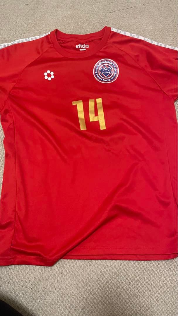 葛飾野高校 サッカー部 練習着、ジャージ、ユニフォーム着、ナイロン上下まとめ