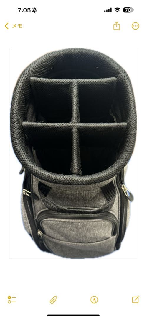 Mizuno ゴルフバッグ グレー