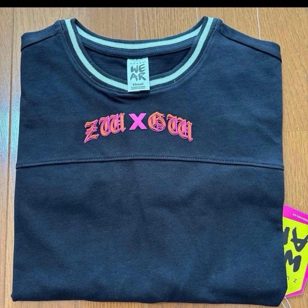 ズンバ　新品 半袖Tシャツ 黒 ロゴ入り