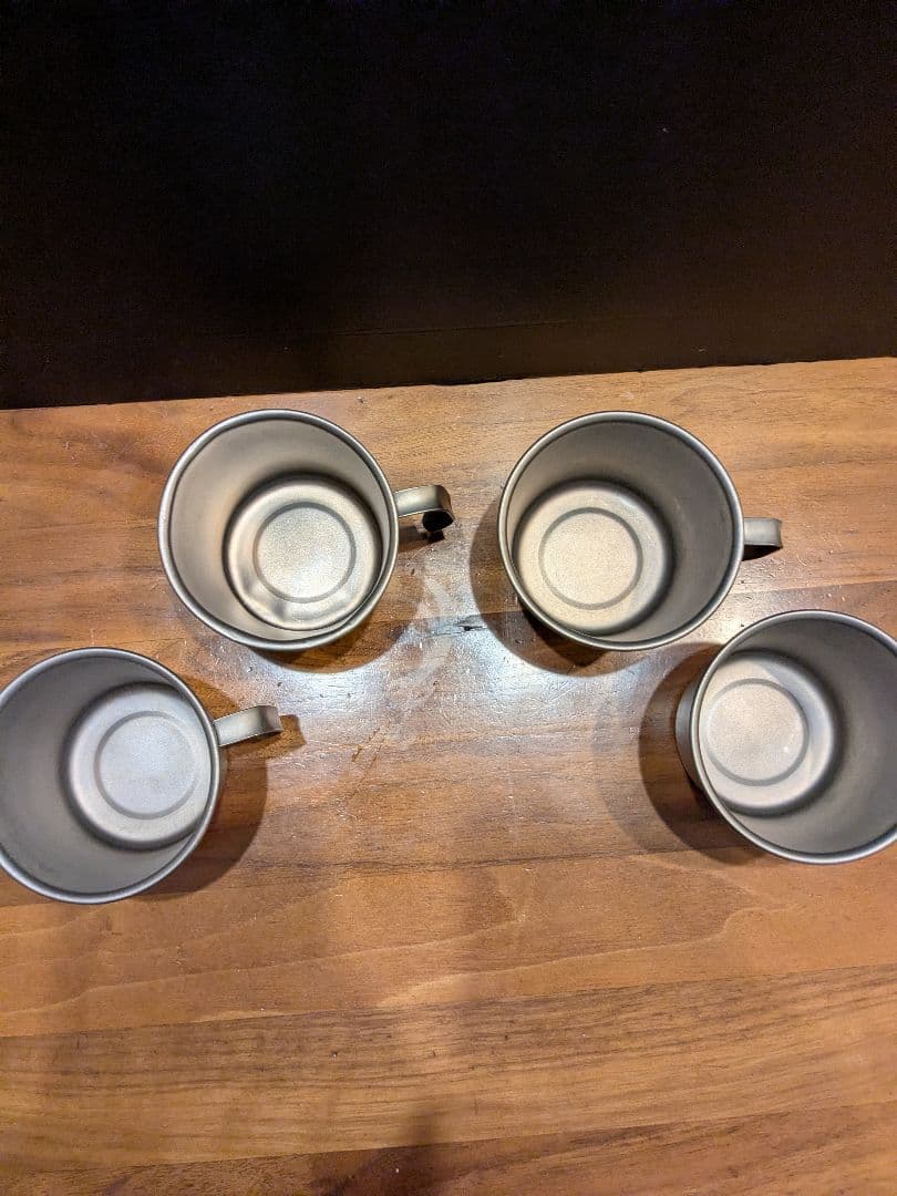 UNIFLAME TITAN MUG 260 4個セット廃盤品スタッキング